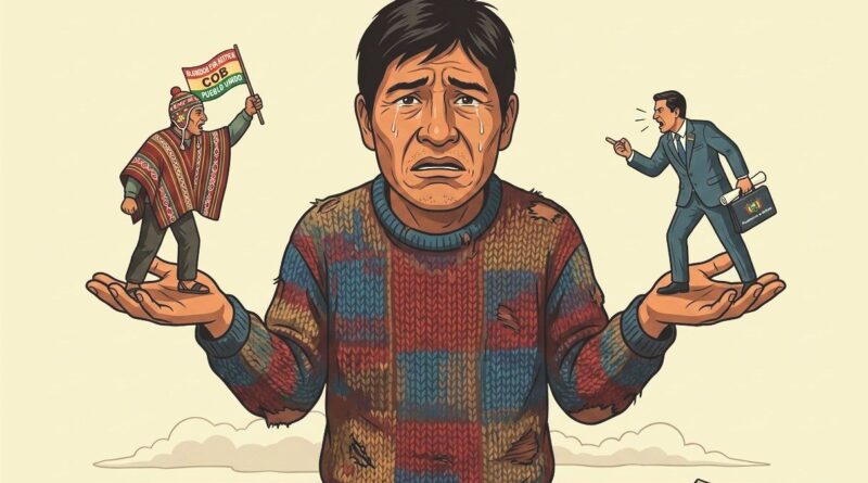Bloqueos y movilizaciones sociales reflejan la crisis política e institucional que atraviesa Bolivia bajo el gobierno de Rodrigo Paz.